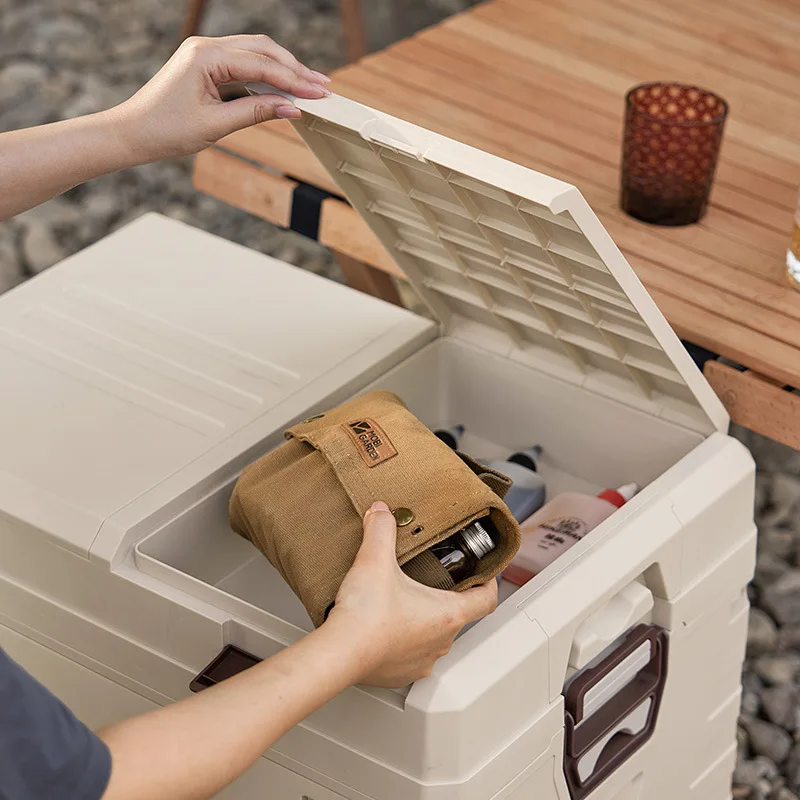 صندوق تخزين للسيارة قابل للطي  - مراجعة Food Storage Box Large وسعره