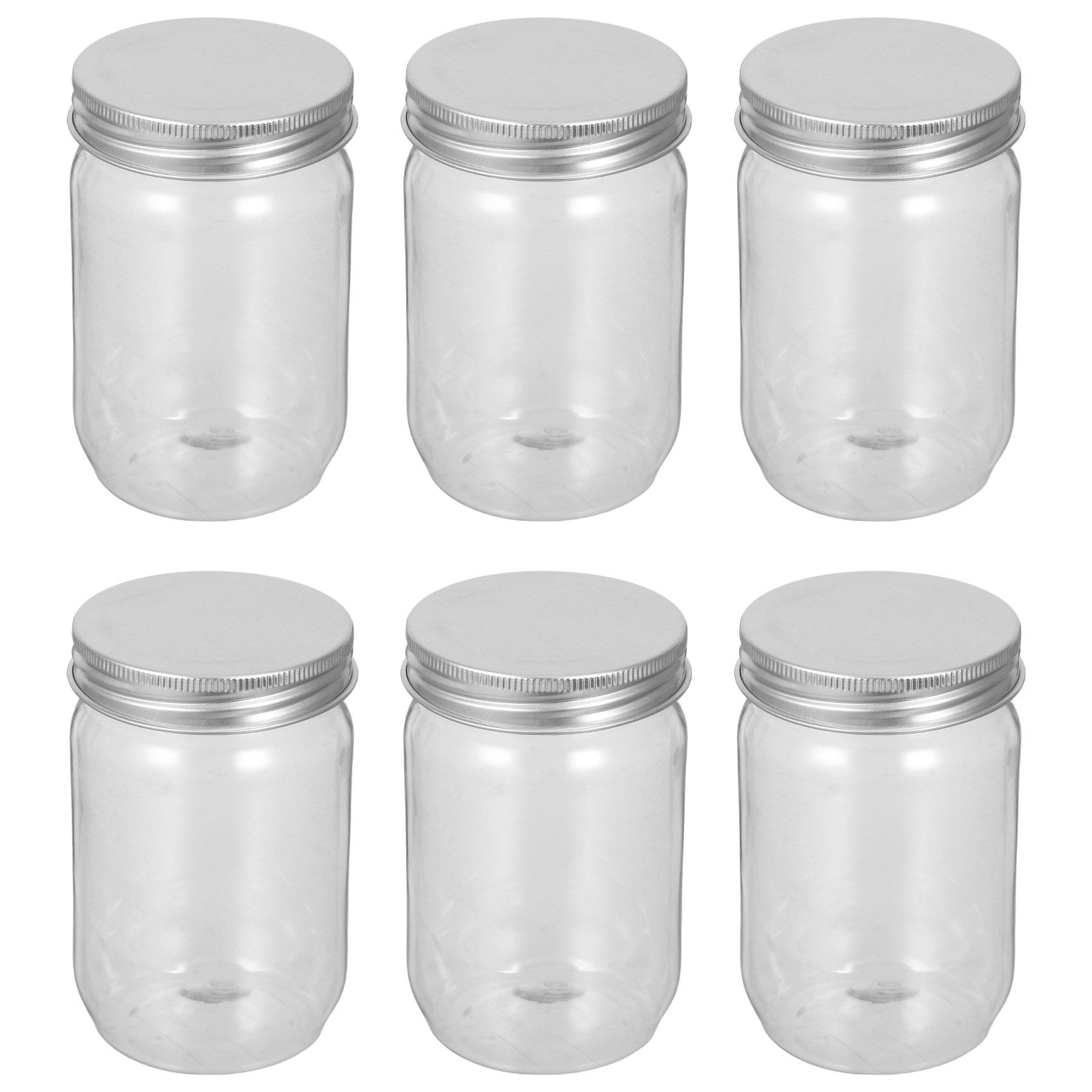 6 قطع من أوعية ميسون البلاستيك - مراجعة Food Storage Jars With Lids وسعره