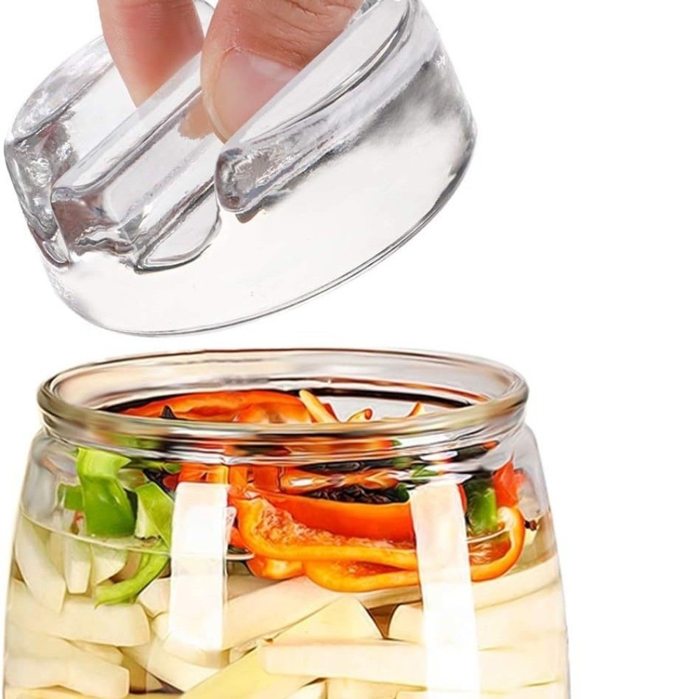 أوزان زجاجية للتخمير بمقبض، غط - مراجعة Mason Jar Wide Mouth وسعره