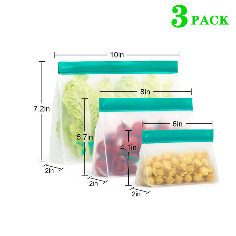 حقيبة تخزين طعام قابلة لإعادة  - مراجعة Food Storage Zip Lock Bags وسعره