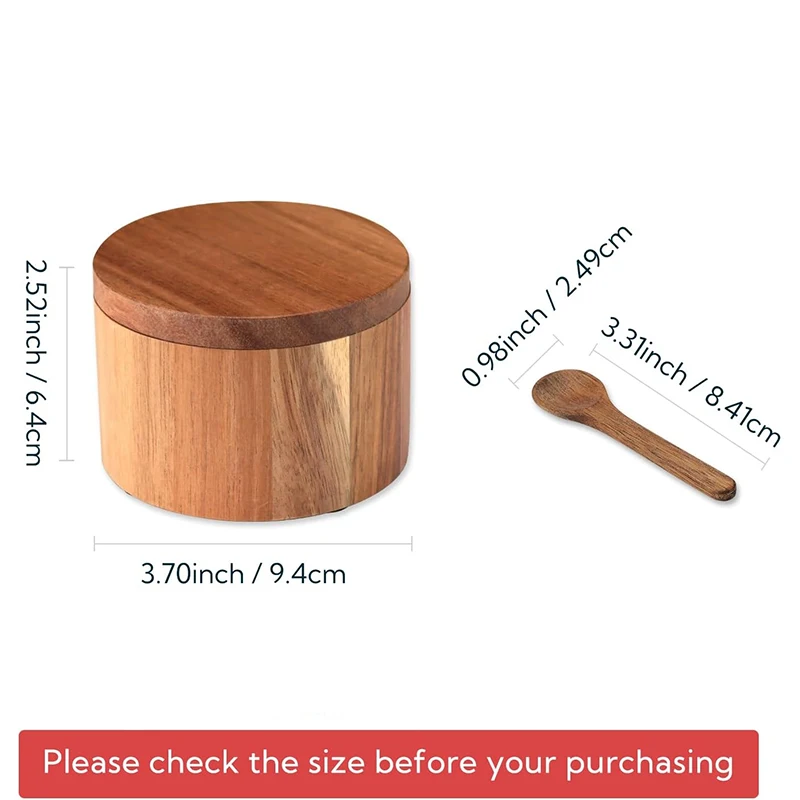 وعاء ملح وفلفل من خشب الأكاسيا - مراجعة Herb Keeper Container وسعره