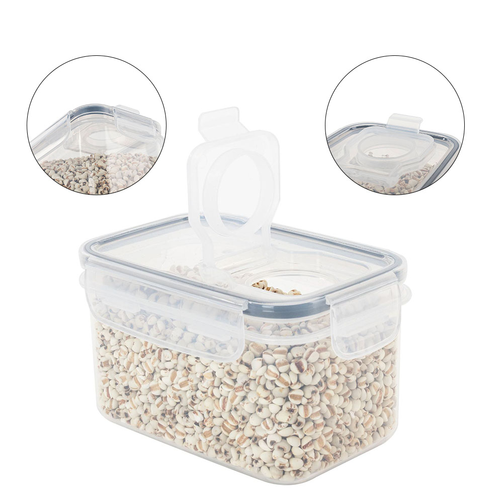 مختومة البلاستيك صندوق تخزين ا - مراجعة Food Storage Jars With Lids وسعره