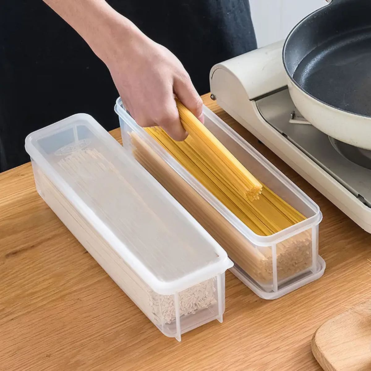 صندوق تخزين بلاستيكي شفاف، علب - مراجعة Food Storage Made Easy وسعره